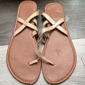 Time and Tru Tan Women's Sandals